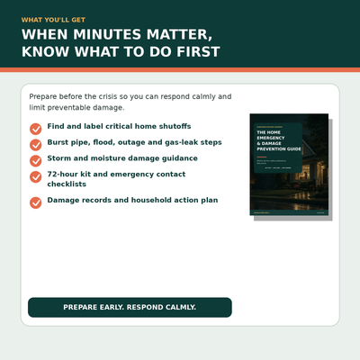The Home Emergency & Damage Prevention Guide [Digital Download]