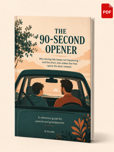 The 90-Second Opener — The Puberty Talk Guide for Parents Who Keep Putting It Off [Digital Download]