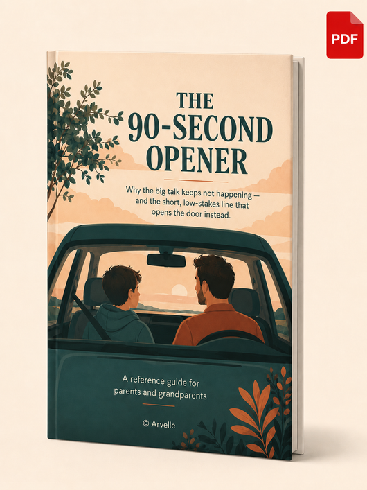 The 90-Second Opener — The Puberty Talk Guide for Parents Who Keep Putting It Off [Digital Download]