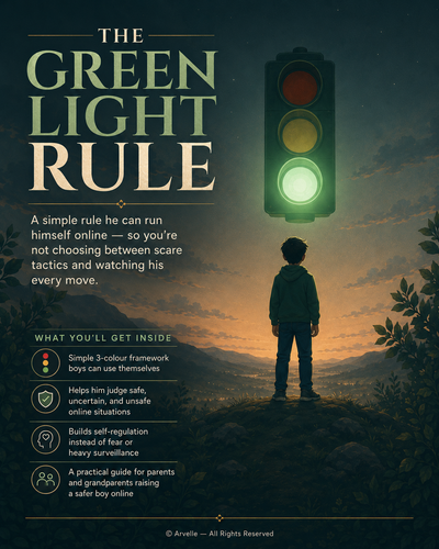 The Green Light Rule — Keep Your Son Safe Online Without Spying or Scare Tactics [Digital Download]