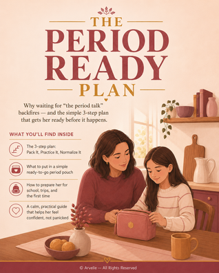 The Period Ready Plan — The 3-Step Guide That Gets Her Ready Before Her First Period Happens [Digital Download]
