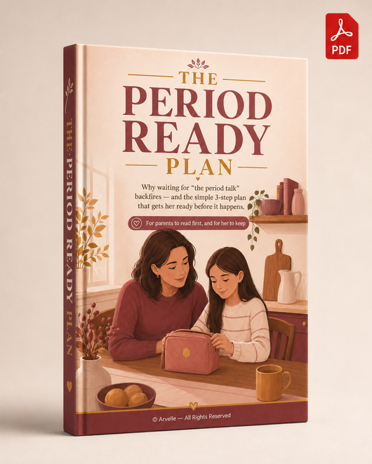 The Period Ready Plan — The 3-Step Guide That Gets Her Ready Before Her First Period Happens [Digital Download]